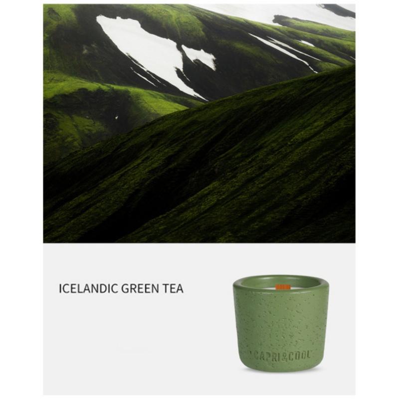 Scented Candle Green Tea Rose Couples Romantic Incense Candles Fragrance Candle Jar Birthday Gifts for Relaxation Yoga Bathing