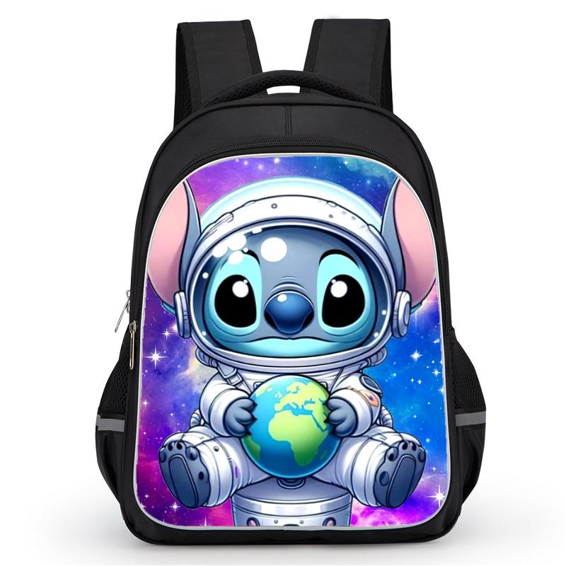 Stitch Peripheral Anime Backpack Men'S And Women'S School Bags