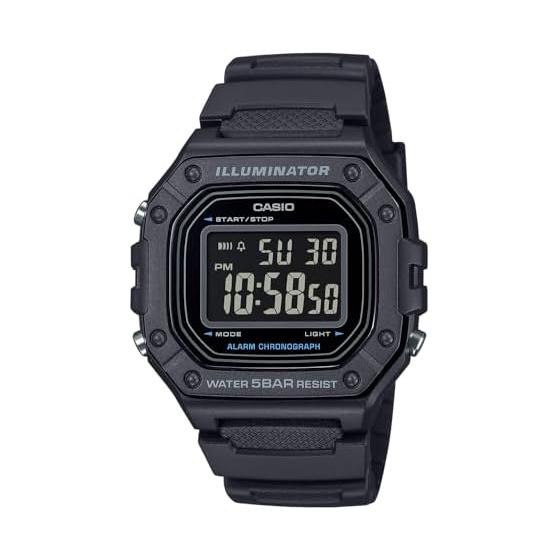 

[Casio] Часы Casio Collection [Внутренний подлинный продукт] Модель, ограниченная для веб-продаж W-218H-1BJF Мужские Черные