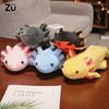 45cm Roztomilý Axolotl Salamandr Plyšová Hračka Plněná Zvířátko Ryba s Dlouhým Ocasem Kawaii Plyšáci Mlok Měkká Panenka Dárek pro Děti