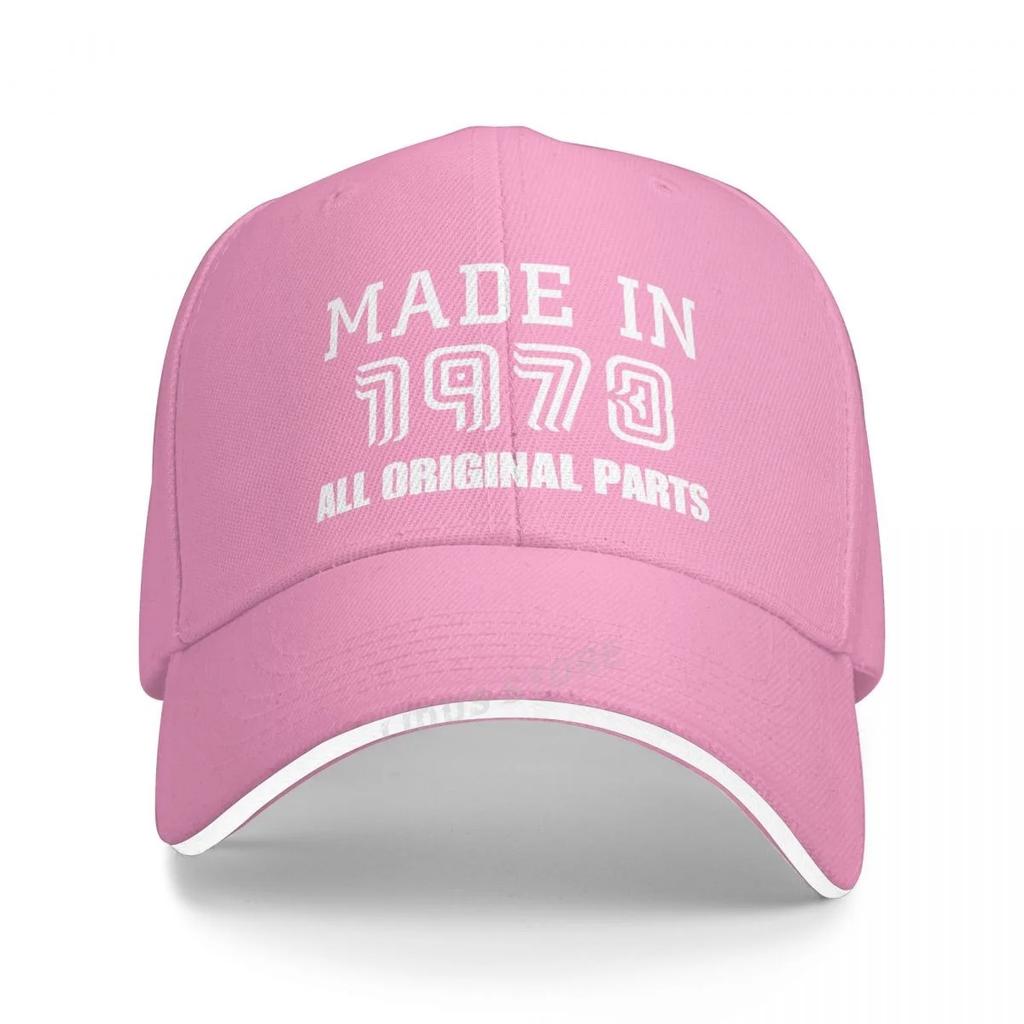 Made In 1973 Baseball Caps Adjustable Fashion Unisex Hats Cool Birthday Gift 1973 Cap
