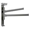 Rotating Towel Storage Swivel Rack, 180 Degree Design, Wall Mounted Space Modern Bathroom Hardware Aluminum Swing Holder, Anti-slip Organizer