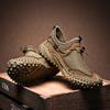 Fashion Summer Breathable Handmade Designer Slip On Casual Mens Shoes Thick Sole Hollow Out Sneakers Lightweight Outdoor Flats Moccasins