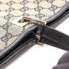 Used GUCCI GG Canvas Tote Bag 0021098 Canvas Leather Beige Black Used Women