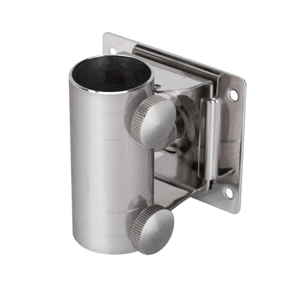 Stainless Steel Fishing Umbrella Stand Adjustable Umbrella Stand Base  Outdoor Use