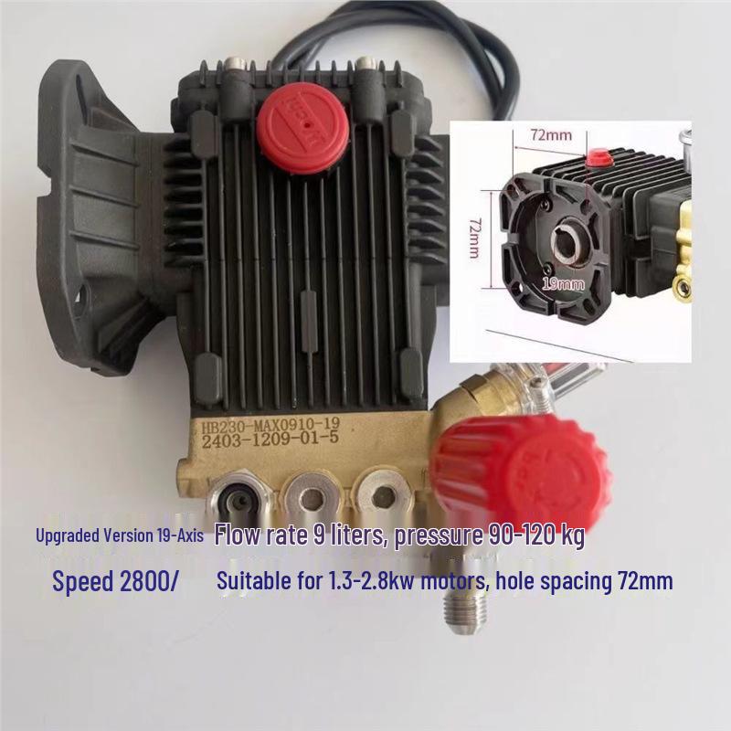 High-Power Car Pressure Washer Pump with Brush Attachment