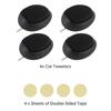 4pcs 1000W High Efficiency Mini Dome Tweeter Speakers Professional Grade for Car Audio System Black High Frequency