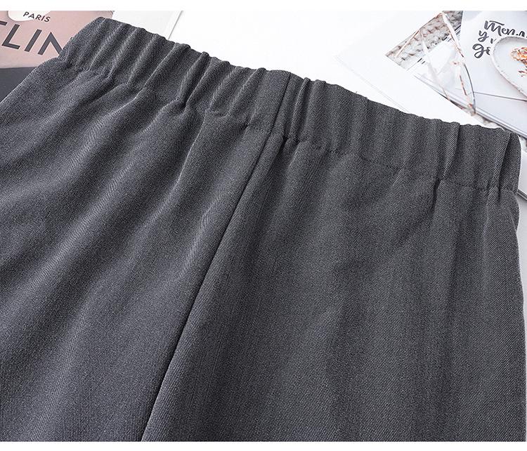Stylish Women's High-Waisted Stretchy Straight-Leg Pants - Slimming, Loose Fit, Versatile Wide-Leg for Spring/Winter 2026.