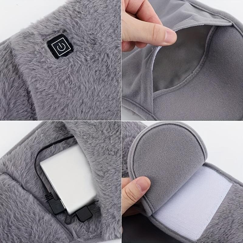 USB-Powered Portable Heating Belt for Belly, Waist & Hands, Ideal for Home & Office Use