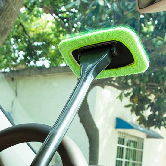 Ștergător de parbriz, convenabil, puternic, peri moi, perie de praf pentru mașină, instrument de dezaburire din microfibră pentru praf pentru vehicule