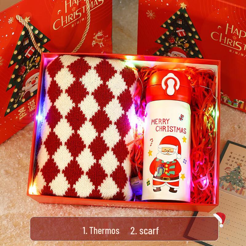 Aiqiyi A1 Christmas Thermos & Scarf Gift Set SD-011