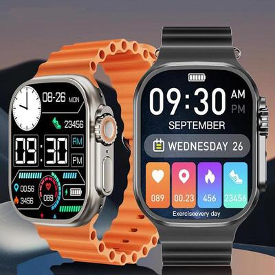 Smart Watch Ultra 8 Uomo Donna Ricarica Wireless Sport Smartwatch Bluetooth Chiamate Frequenza Cardiaca Impermeabile Per IOS Android Phone