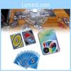 Thick Durable Plastic Crystal Card Game Set Ideal For Fun Family Gatherings