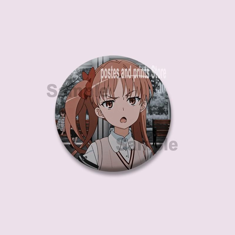 Anime A Certain Scientific Railgun Enamel Pins Cartoon Figure Brooch for Backpack Clothe Jewelry Accessories Collectible Badges