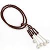 Soka Gakkai rosary mahogany for men natural wood Innocence Eight leaf crest Luxury Odamaki Brahma