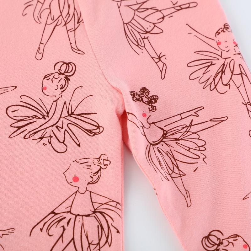 Spring/Summer Children's Shark Print Yoga Pants - Girls' Lightweight Patterned Dance Leggings