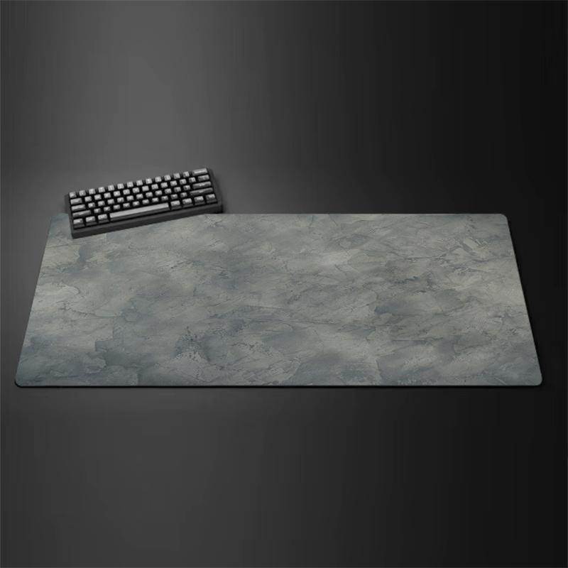 Graues Mauspadd Groß/Klein überkettelter Mauspadd XXL Schreibtisch Tastatur Tischunterlage Graue Serie Gaming Schreibtischmatte Computerzubehör
