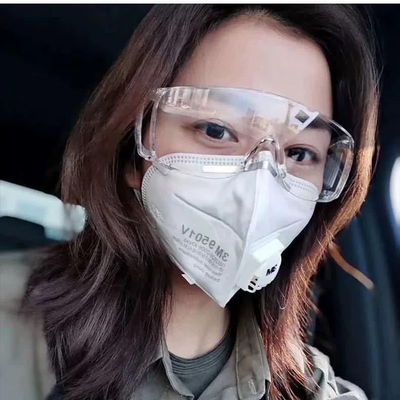 Transparent Anti-fog UV Blue Light Blocking Glasses for Water Festivals and Laboratory Protection