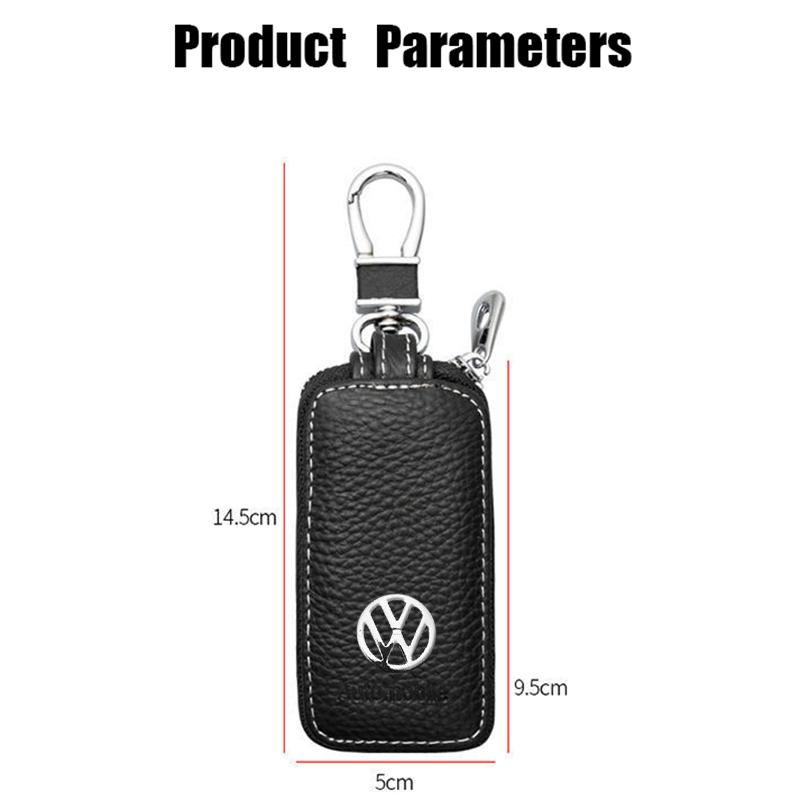 Llavero para Llave de Coche Llavero Billetera para Llaves Bolsita Organizador Soporte Tapones de Válvula para VW Volkswagen Golf Polo Passat B6 B7 Jetta QTRJ-N61