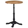 Pied de table de bistro Noir 52x52x72 cm Fonte