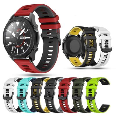 20mm 22mm Silicone Strap for Samsung Galaxy Watch 3 41mm 45mm Gear S3 Smart Watch Band for Huawei Watch GT3 GT2 42mm 46mm