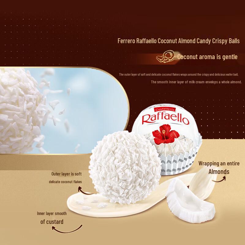 FERRERO Raffaello Crispy Coconut Almond Pralines