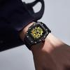 Watch Stylish Stylish Sports Quartz Watch Large Dial Men'S Watch Luminous Waterproof Samurai Men'S WatchFashion Jewelry