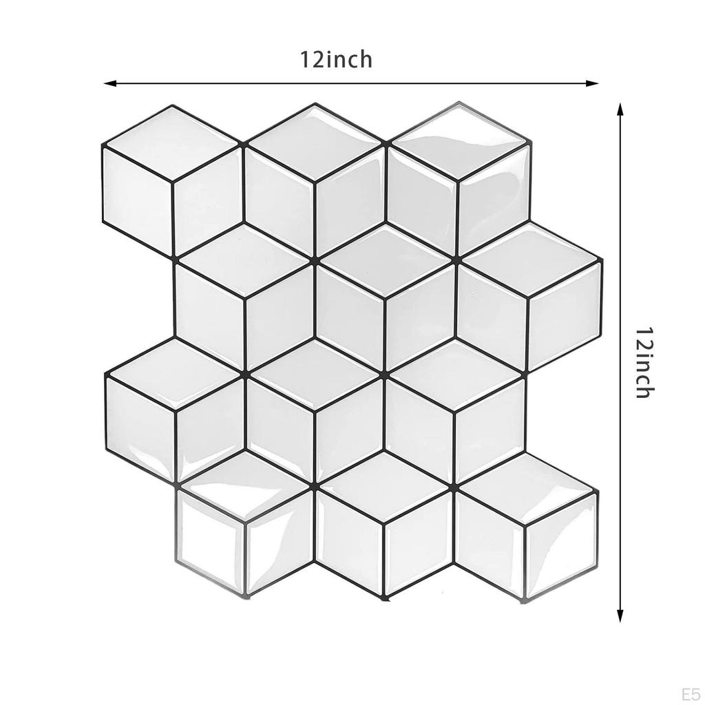 Painel de Óleo de Parede Autoadesivo 3D Quarto Fundo de TV Cozinha