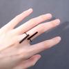 Couple Wedding Cuff Opening Punk Finger Loop Circle Woman Man Girls Lady Jewelry Anti-allergy