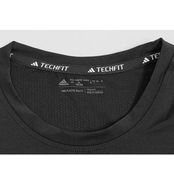 Adidas TechfiT ShorT Sleeve T shirT sporTs Training fiTness Running Exercise 233