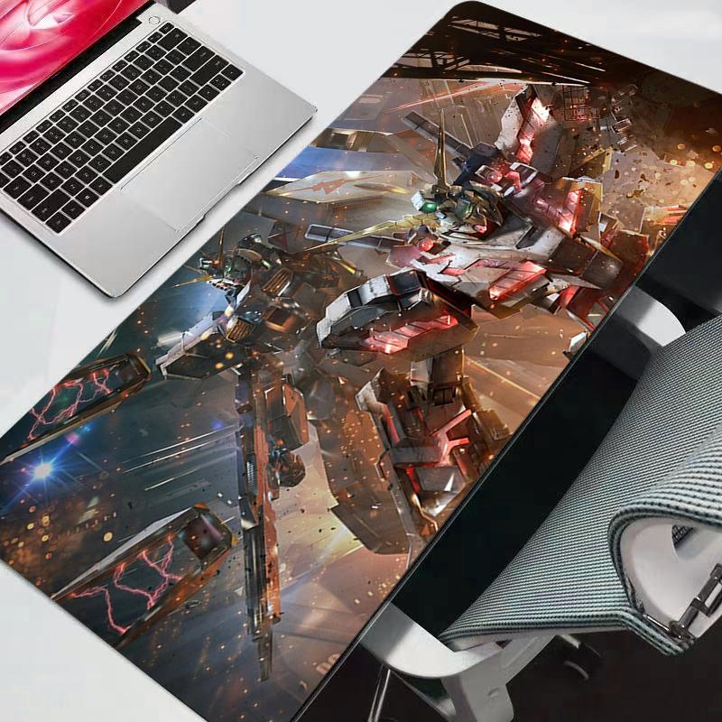 

cm Mouse Pad Mobile Suit Gundam Gamer Large Computer Notebook Pc Mousepad Carpet Gaming Accessories Keyboard Desk Mat 30x60x0.2cm