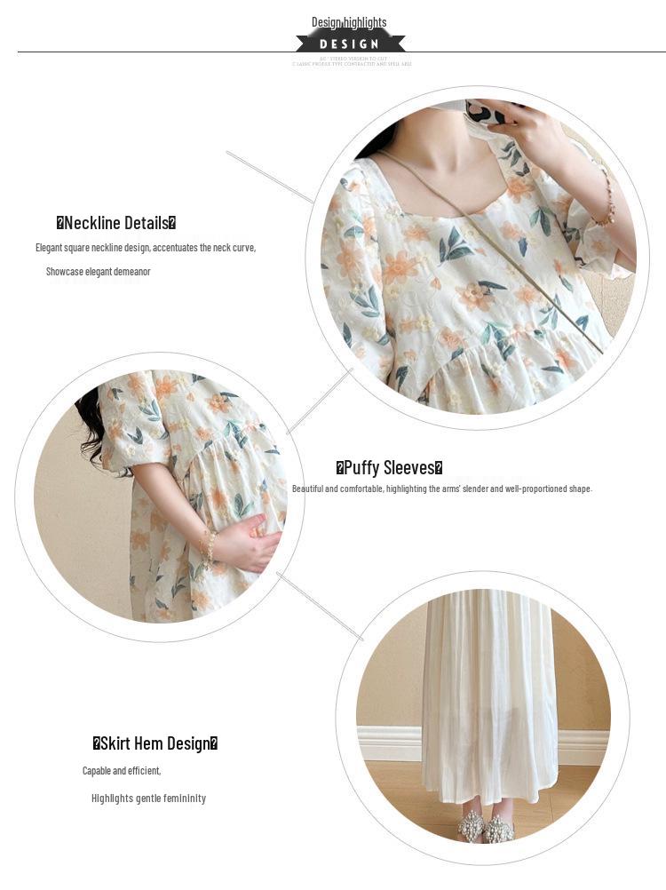 Women's Maternity Summer Doll Shirt & Shorts Two-Piece Set - Fashionable Short Sleeve Outfit for Outings