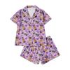 Children's Home Clothes Pajamas Set Short-sleeved Top Shorts Two-piece Set Outer Wear Play Cardigan Clothes