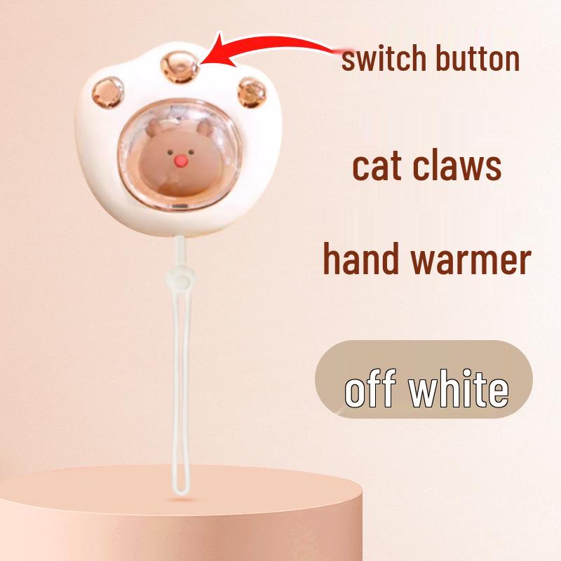 Rechargeable Cat Paw Magnetic Hand Warmer - Portable Electric Heater, Ideal for On-the-Go, Gift Boxed.
