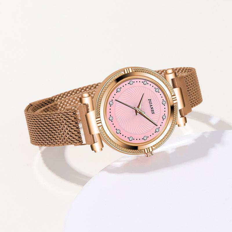 New niche women's watch elegant casual women's watch inlaid with diamond British watch temperament women's watch