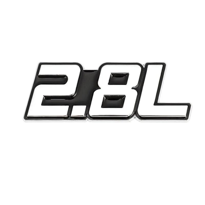 1Pc 2.0L 2.2L 2.4L 2.5L 2.8L Emblem Badge Decal for SUV Car Stickers