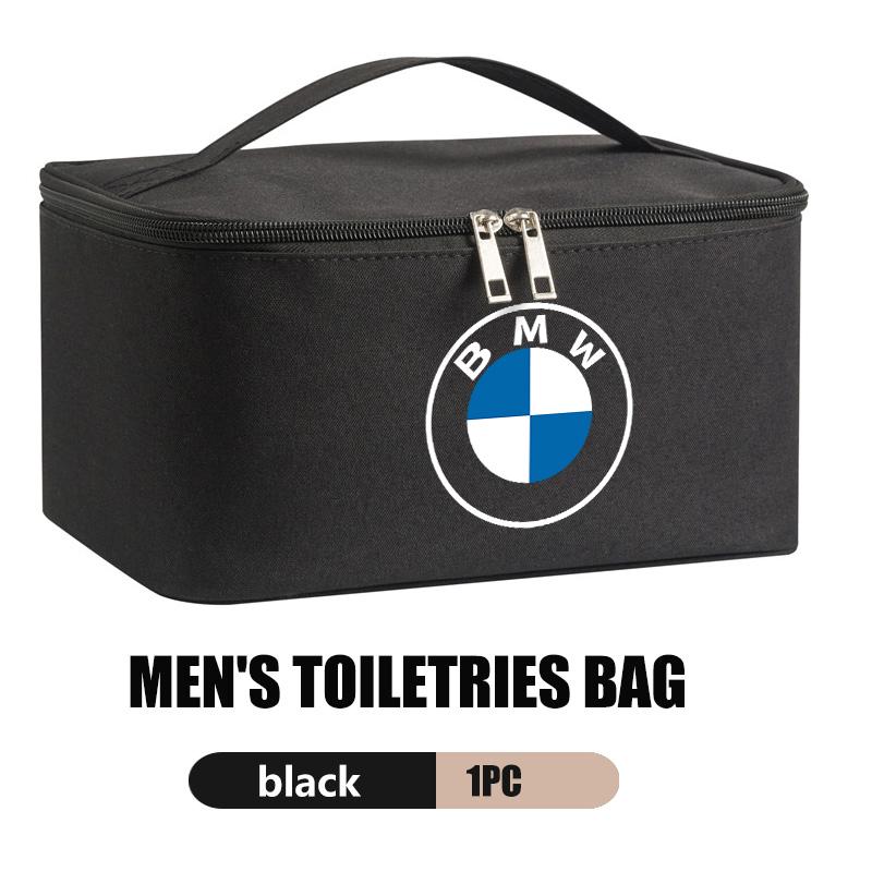 WSQK5 Car Travel Portable Cosmetic Toiletries Bath Storage Bag For BMW M Performance Alpina M3 M5 M6 X1 X3 X4 X5 G20