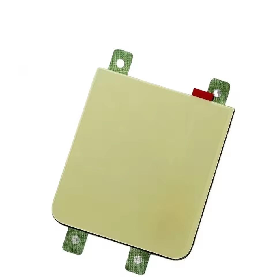 Back Glass Cover For Samsung Galaxy Z Flip 6 F741 Back Replacement Battery Case, Rear Housing Cover + Adhesive