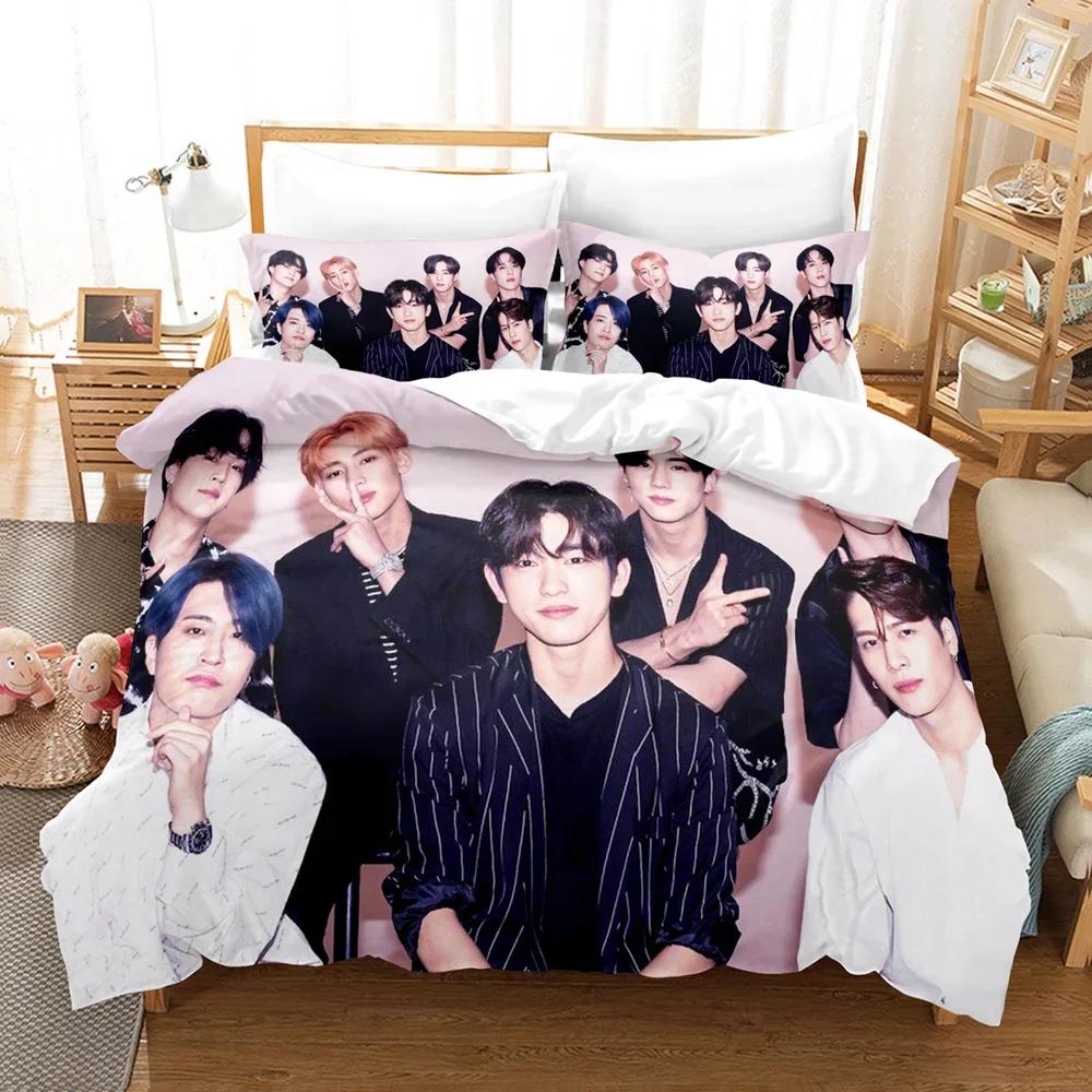 3D Druck Kpop GOT7 Bettwäsche Set Einzelbett Twin Doppelbett Queen King Cal King Größe Bettwäsche Set