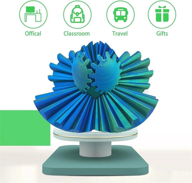 Gear Sphere The Steampunk Whirling Wonder Fidget Gear Ball 3D Printed Fidget Toy 3D PLA Toys Gifts GZW