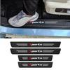 4pcs Car Door Plate Sill Scuff Cover Non Scratch Protector Sticker Accessories