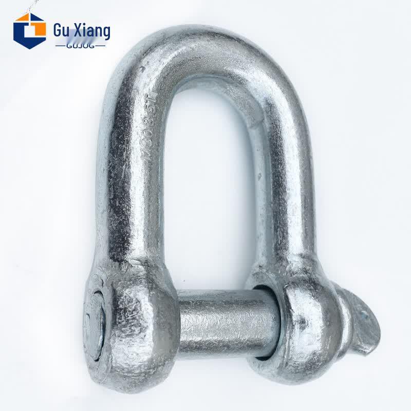 Guxiang GB Standard Galvanized Steel D-Shackle