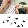 TBC Fashion Birds Fly Temporary Waterproof Tattoo Sticker Body Art Decal
