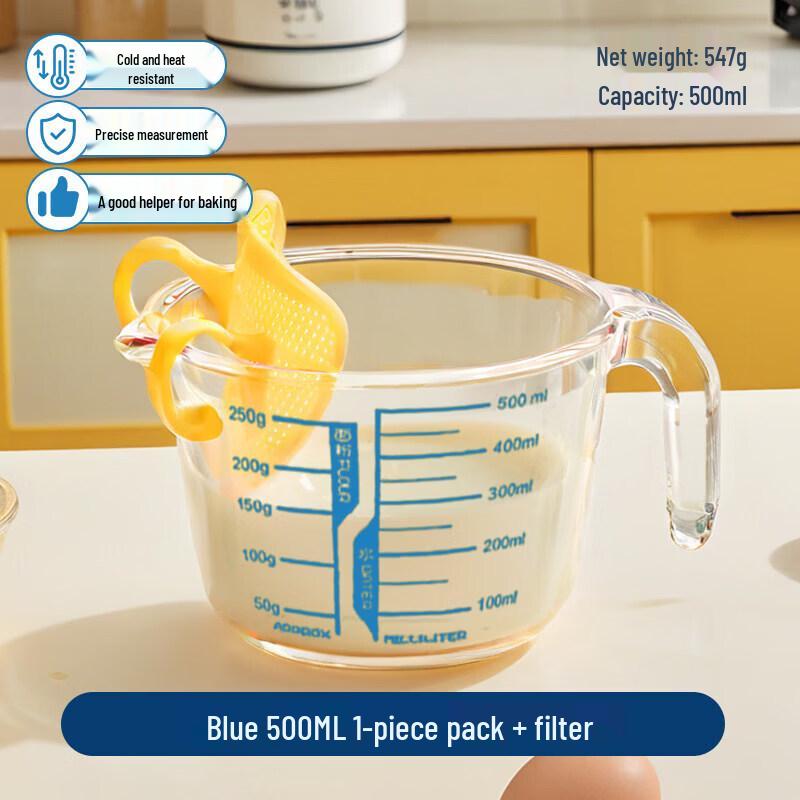 ZISIZ Heat-Resistant Glass Measuring Cup