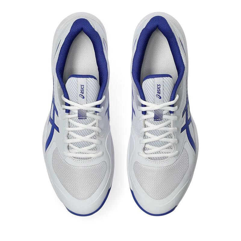 ASICS GEL GAME FF Synthetic Leather Breathable Support Low top Tennis Shoes Men's White Blue 1041A489-103