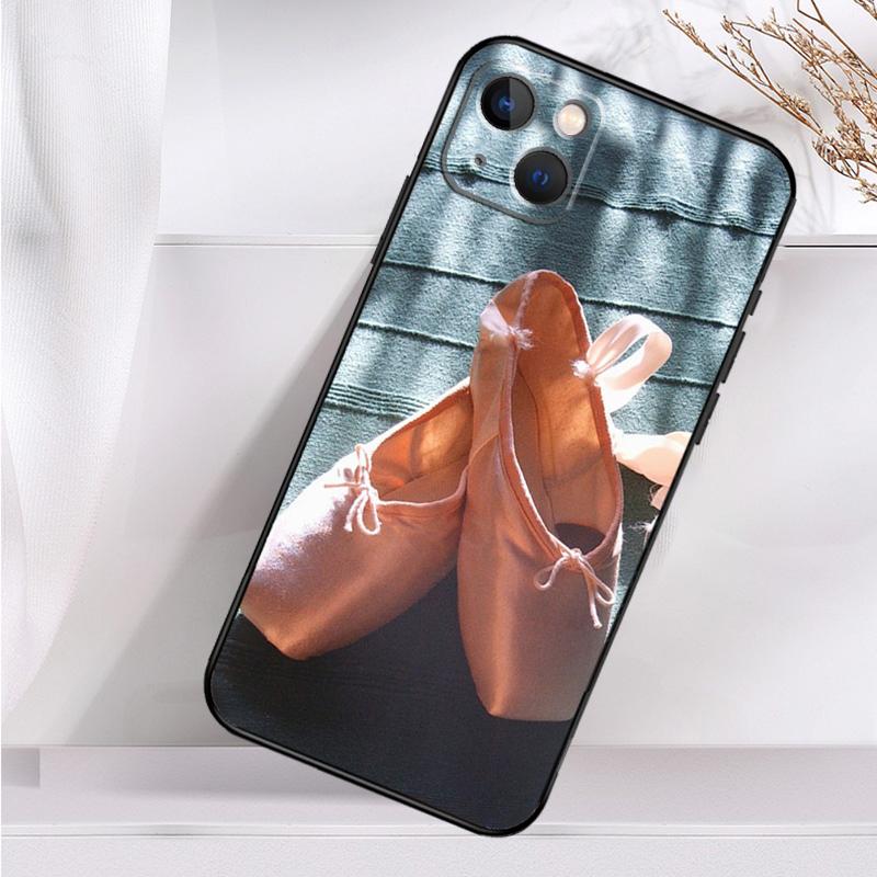 Ballet Ballerina Shoes Pointes Shockproof Case For iPhone 17 16 15 14 11 Pro Max Plus 12 13 Mini 16e 17 Air Phone Cover