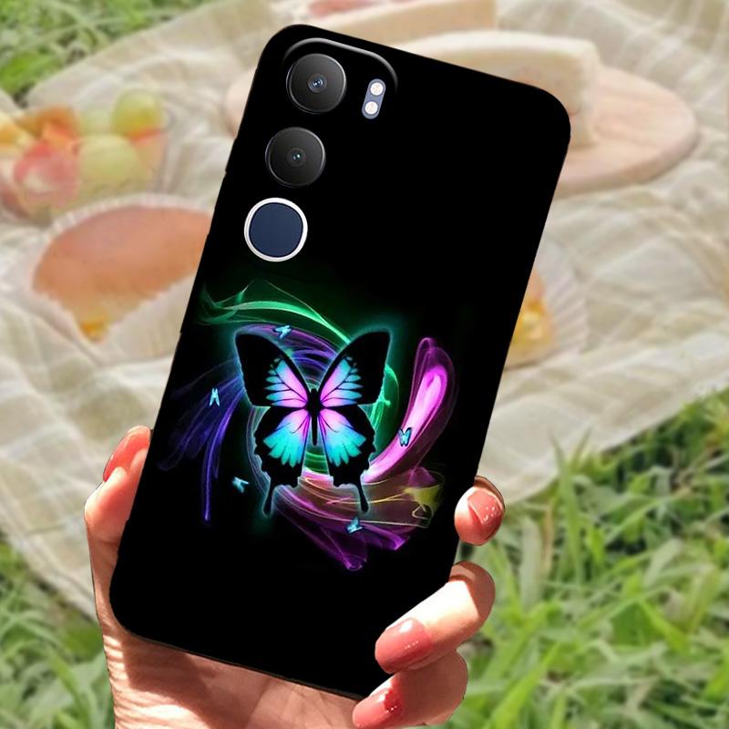For Vivo Y19s Case V2419 New Fashion Color Painted Silicone Phone Cover For VIVO Y19S 4G Shockproof Protective Coque Bumper