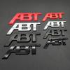 3D Metal Logo ABT Sticker Car Rear Trunk Letter Logo Badge For A1 A3 A4 A5 A6 A7 A8 Q3 Q5 Q7 Q8 S4 S5 S6 TT RS6 RS3 Accessories