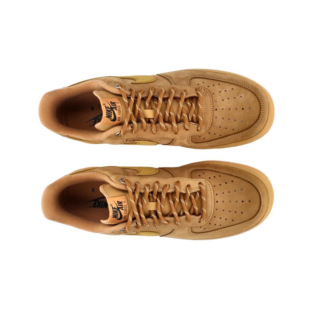 Nike Air Force 1 Low Flax 2019 Herren Sneaker Tan Gum-Light-Brown Schwarz CJ9179-200