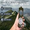 Compass Hiking Compass - Navigation, Pocket, Waterproof, Shockproof, Military - Hiking, Climbing, Biking, Exploring, Geology, Outdoor Activities